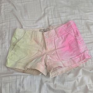 Tie dye shorts
